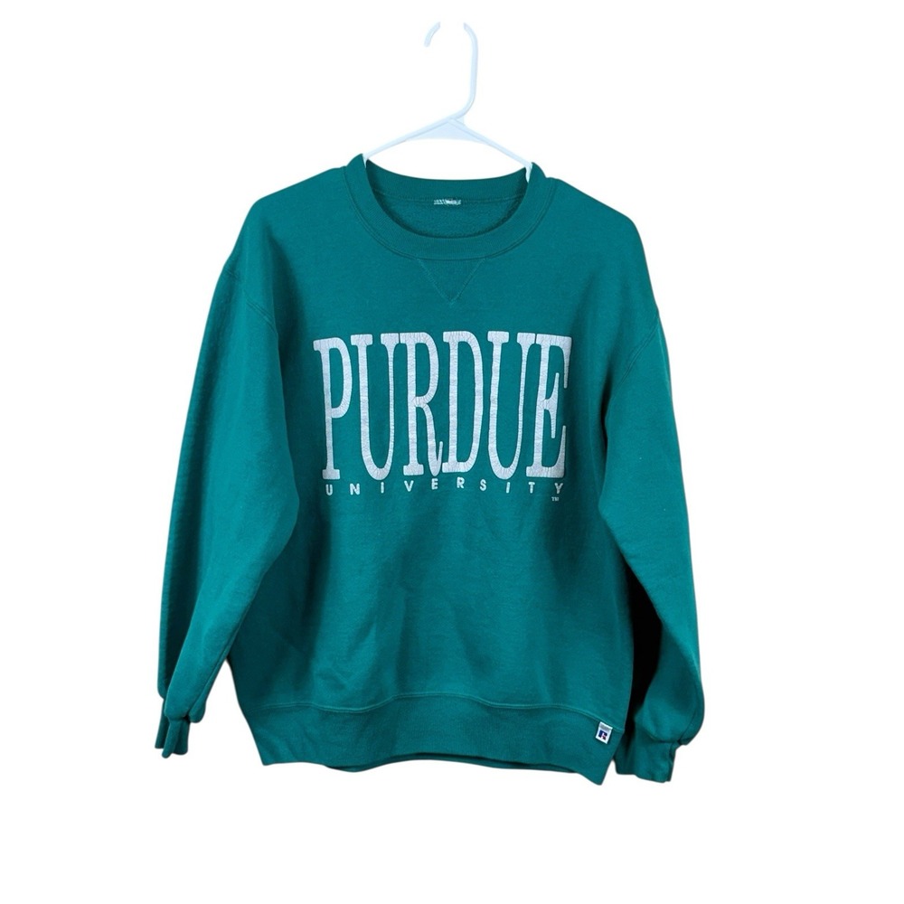 Vintage Russell Athletic Purdue University Sweatshirt Men's Green 90s USA